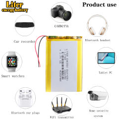 606090 3.7V 4000mah Liter energy battery (polymer lithium ion battery) Li-ion Rechargeable battery for tablet pc MP4 MP5 E-book Camera