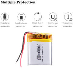 BIHUADE 3.7V 702530 500MAH polymer lithium battery Rechargeable Battery For MP3 MP4 GPS PDA