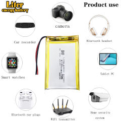 654060 3.7V 2000mAh Liter energy battery Rechargeable Lithium Polymer Battery For Mobile Power Bank DIY Tablet
