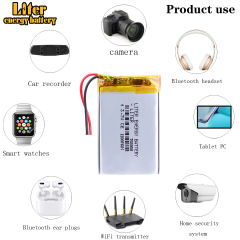 3.7V 703050 1200mah Liter energy battery Lithium Ion Polymer Battery For LED Flashlight Remote Controller