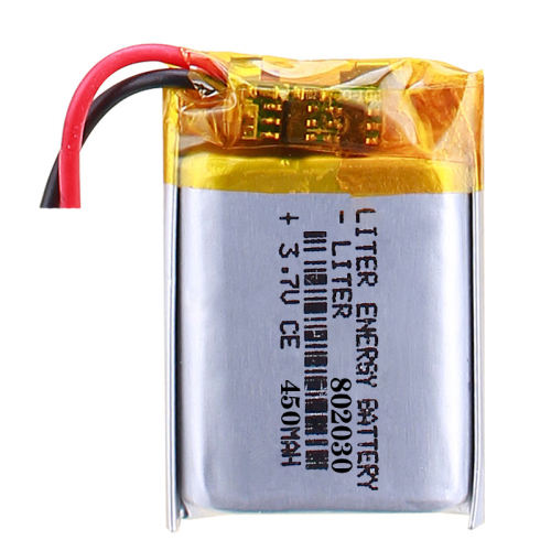 802030 450mAh 3.7V Liter energy battery Li-ion Lithium Polymer Battery for MP5  Toys Smart Watch