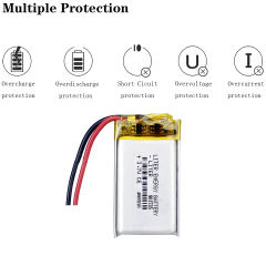 3.7V 400mAh 801735 Liter energy battery Lithium Polymer Rechargeable Battery For GPS  bluetooth headphone headset