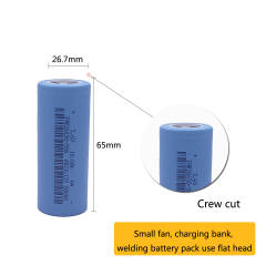 26650 3.6v 50A Rechargeable Li-ion Battery Use for Flashlight rechargeable Battery