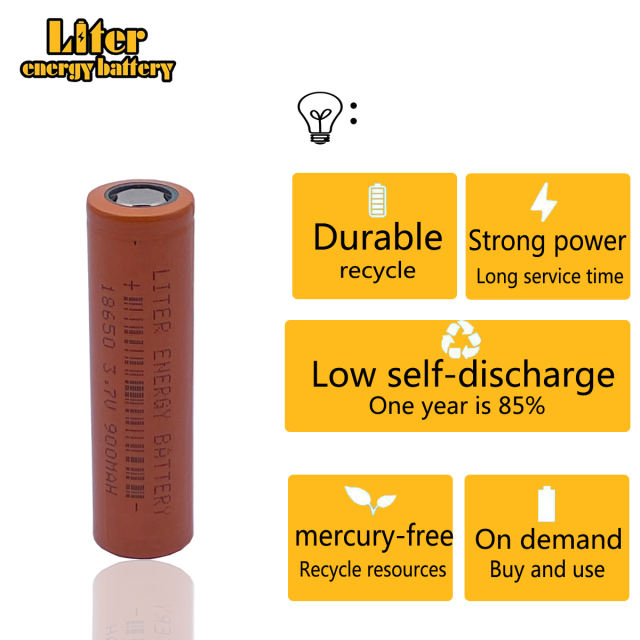 18650 Battery High Quality 900mAh 3.7V 18650 Li-ion Batteries Rechargeable Battery for Flashlight Torch