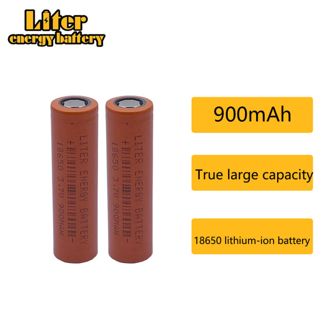 18650 Battery High Quality 900mAh 3.7V 18650 Li-ion Batteries Rechargeable Battery for Flashlight Torch