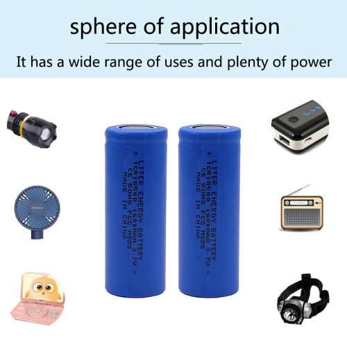 4Pcs 14500 AA 1600mah 3.7 Rechargeable Lithium Battery for Led