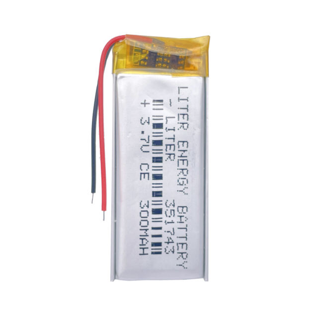 351743 3.7V 300mAh Rechargeable li Polymer Li-ion Battery For pen MP3 MP4 Game Player speaker toys bluetooth headset