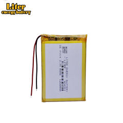 404261 3.7V 1200mAh Rechargeable Li-Polymer Li-ion Battery For gps tracker MP4 MP5 DVR Speaker