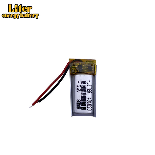 3.7V 80mah 401020 Rechargeable Polymer Lithium Battery Module For Remote Control Toys Bluetooth Speaker Bluetooth Headset