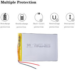 3.7v 3200mah 356595 Liter energy  Lithium Polymer Battery With Board For Mp4 Mp5 Gsp Digital Product