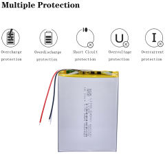 3wires 357095 3.7V 4000mAh tablet battery For child Tablet prestigio multipad color 2 3g pmt3777_3g_d Replace