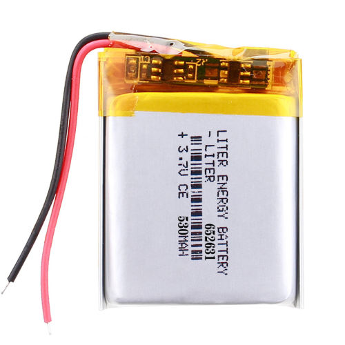 3.7V 652631 530mah Liter energy battery Li-Po Rechargeable Battery MP3 Speakers for DVD GPS MP4 Smart Watch Cell Phone