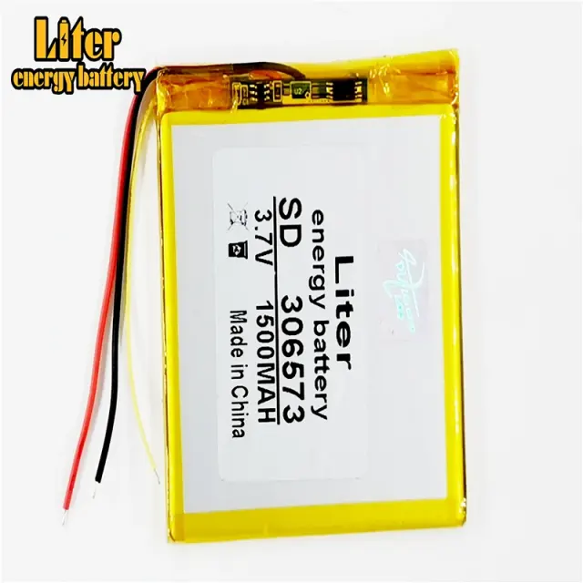 3 line 306573 3.7V 1500mAh Lithium Polymer LiPo cells power For PAD GPS Vedio Game E-Book Tablet PC Power Bank