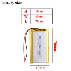 3.7V 4000mAH 104070 Liter energy battery Polymer lithium ion / Li-ion battery for tablet pc BANK GPS mp3 mp4