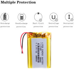 103454 3.7V 2000mAh Liter energy battery Rechargeable Lithium Polymer Battery For Mobile Power Bank DIY Tablet
