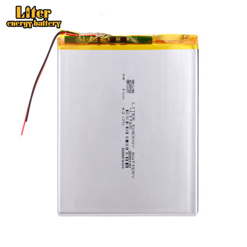 3090130 3.7V lithium Tablet polymer battery 5000mAh For DIY mobile emergency power charging treasure Tablet PC battery