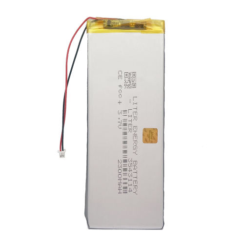 JST 1.25MM 2pin connector 3.7V 2300mAh 3543114 polymer lithium battery for navigator DVD power bank Tablet PC keyboard PAD