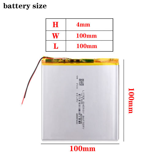 3.7V 6000mAh 40100100 BIHUADE Battery Tablet PC tablet  rechargeable lithium polymer battery