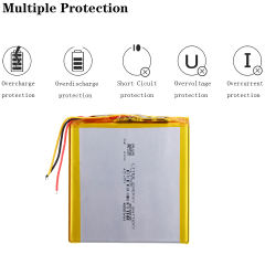 3 line 3.7V,4500mAH 35100105 Liter energy battery (polymer lithium ion battery) Li-ion battery for tablet pc 7 inch 8 inch 9inch