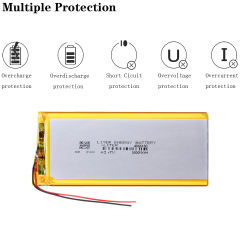 3.7V,5000mAH 4066160 Liter energy battery Polymer lithium ion / Li-ion battery for tablet pc 7 inch 8 inch 9inch