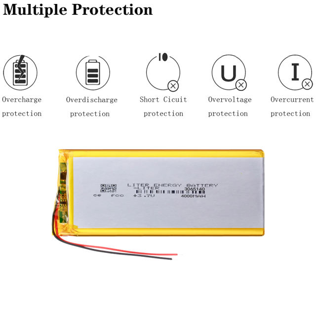 3065140 3.7v 4000mah Liter energy battery  Lithium Polymer Battery For Pda Tablet Pcs Digital Products