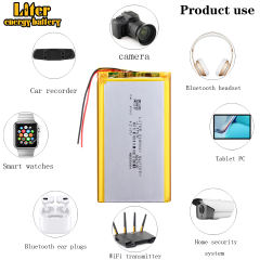 3.7v 5067100 4800mAh Polymer lithium ion Battery Liter energy battery for 8 inch 9inch Tablet PC Hi8 hi8 pro xv8 DVD DVR