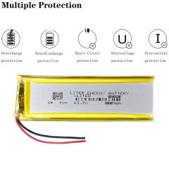 3.7V 3000mAH 6040100 Polymer lithium ion / Li-ion battery for tablet pc cell phone MOBILE POWER BANK MP4