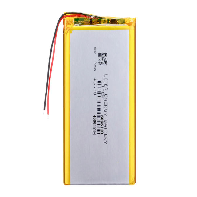 3.7V 4000mAH 5055110 Liter energy battery Polymer lithium ion / Li-ion battery for tablet pc BANK GPS mp3 mp4