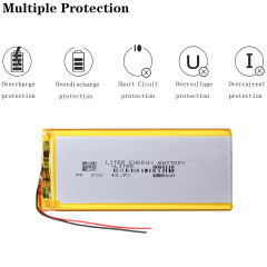 3.7V 4000mAH 5055110 Liter energy battery Polymer lithium ion / Li-ion battery for tablet pc BANK GPS mp3 mp4