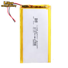 3.7V,6000mAH 3766125 Liter energy battery  (polymer lithium ion battery) Li-ion battery for tablet pc,GPS e-book