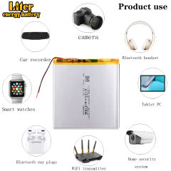 3.7V 6000mAh 40100100 BIHUADE Battery Tablet PC tablet  rechargeable lithium polymer battery