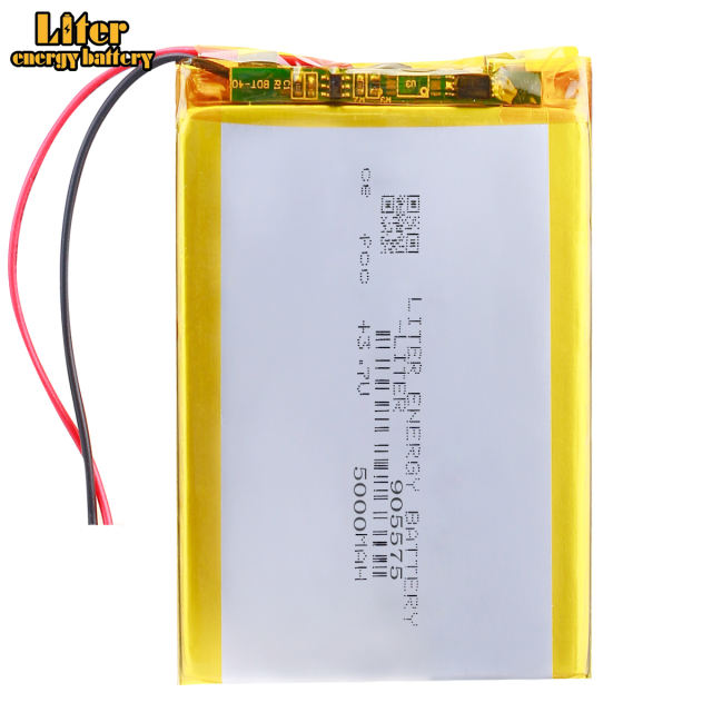 3.7V,5000mAH 905575 BIHUADE Polymer lithium ion / Li-ion battery for tablet pc BANK