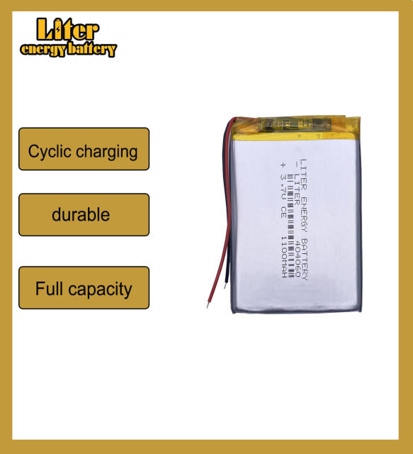 3.7V 1100mAh 404060  Liter energy battery Lithium Polymer Li-Po li ion Rechargeable Battery cells For Mp3 MP4 MP5 GPS PSP