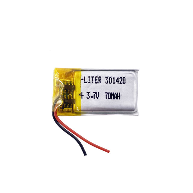301420 70mah 3.7v Liter energy battery Lithium Battery Mp3 Bluetooth Headset Small Toys Bluetooth Headset Small Toys Battery
