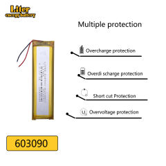 3.7V,2500mAH 603090 Liter energy battery Polymer lithium ion / Li-ion battery for tablet pc BANK,GPS,mp3,mp4