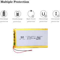 8565113 8000mAh Li-ion 3.7V BIHUADE Rechargeable Battery Lithium Polymer With PCM Backup Power Digital Products Tablet