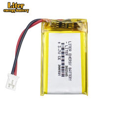 3.7V Lipo 302545  302547  300mAh Small Rechargeable Li-polymer Battery with PH2.0mm connector