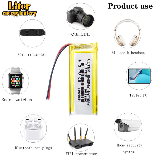 3.7V,1100mAH,901860 Liter energy battery  Polymer lithium ion / Li-ion battery for TOY,POWER BANK,GPS,mp3,mp4