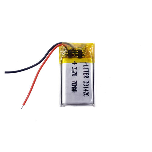 301420 70mah 3.7v Liter energy battery Lithium Battery Mp3 Bluetooth Headset Small Toys Bluetooth Headset Small Toys Battery
