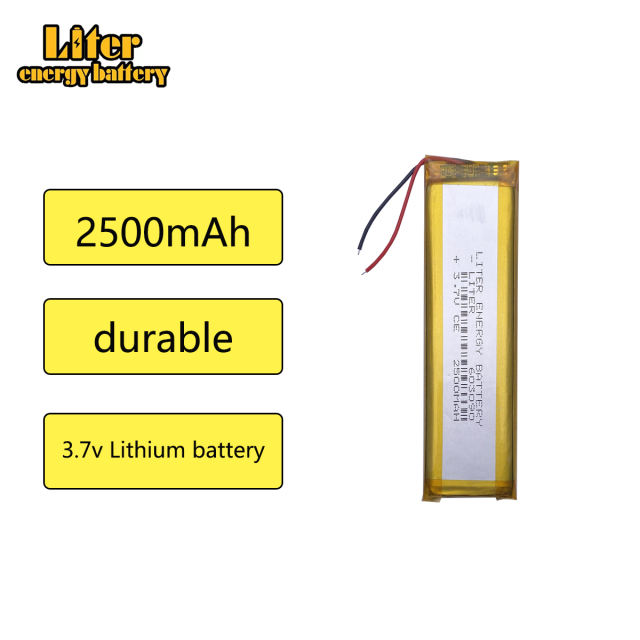 3.7V,2500mAH 603090 Liter energy battery Polymer lithium ion / Li-ion battery for tablet pc BANK,GPS,mp3,mp4