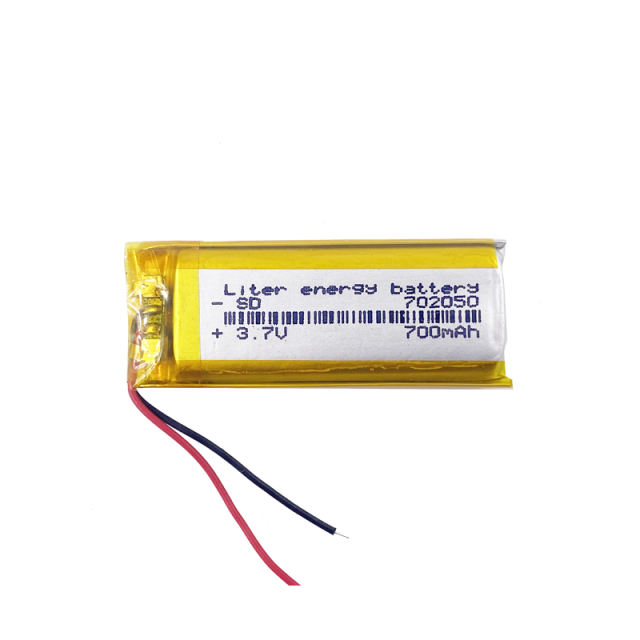 700mAh 702050 3.7V BIHUADE Lithium Polymer Rechargeable Battery For Mp3 MP4 MP5 GPS headphone PAD DVD E-book camera