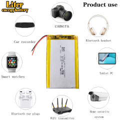 803759 3.7V 2000mAh Liter energy battery Rechargeable Lithium Polymer Battery For Mobile Power Bank DIY Tablet