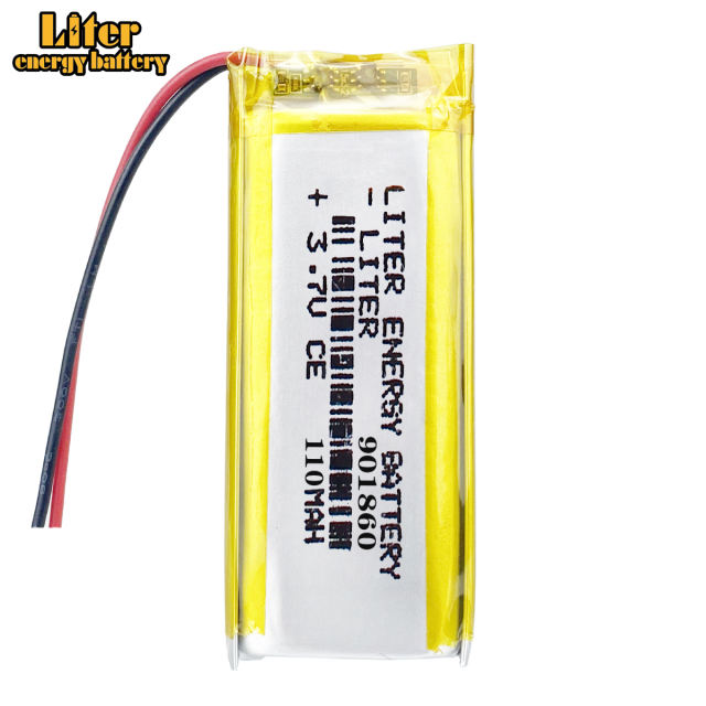 3.7V,1100mAH,901860 Liter energy battery  Polymer lithium ion / Li-ion battery for TOY,POWER BANK,GPS,mp3,mp4