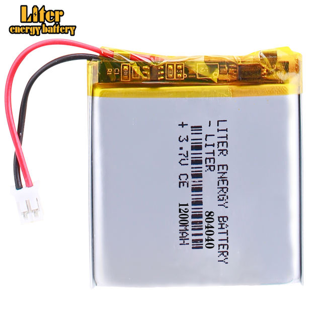 3.7V 804040 1200mAh Liter energy battery polymer lithium battery Rechargeable Li-ion Cells For Camera MP3 MP4 MP5 GPS DVD LED Light