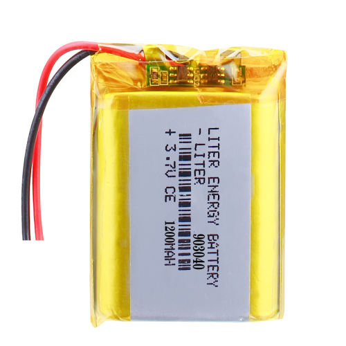 903040 1200MAH 3.7V polymer square lithium battery LED lamp breast pump sterilizer
