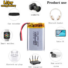 902040 3.7V 900mah Lithium Polymer ion Battery For Instrument Battery Massage Instrument Sound Toy