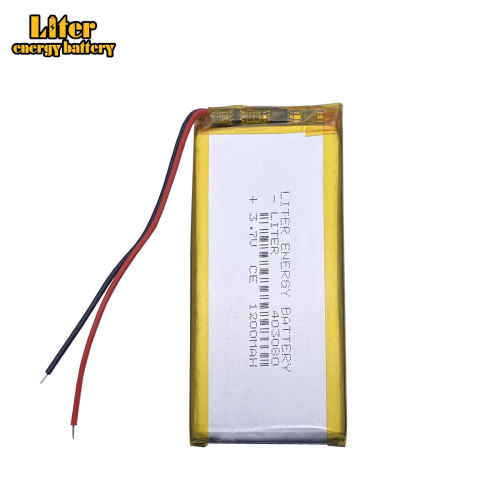3.7V 1200mAh 403080 Liter energy battery Rechargeable Battery  For Mp3 MP4 MP5 GPS mobile bluetooth