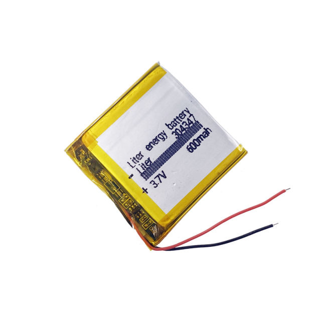 3.7V lithium polymer battery 304347 600mah  Liter energy battery MP3 MP4 MP5 GPS Bluetooth little toy game