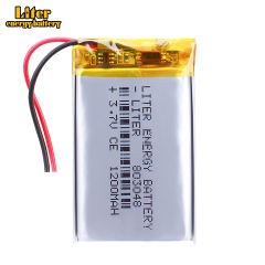 Liter energy battery 803048 3.7V 1200MAH lithium polymer battery 803050 GPS navigator game sound