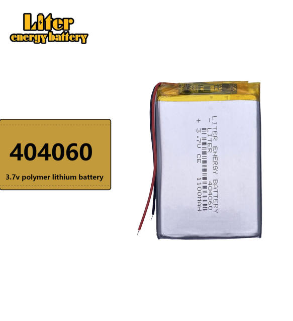 3.7V 1100mAh 404060  Liter energy battery Lithium Polymer Li-Po li ion Rechargeable Battery cells For Mp3 MP4 MP5 GPS PSP